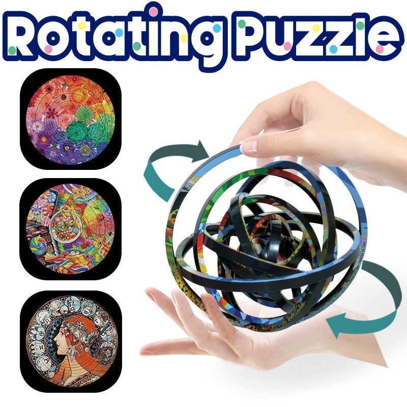 Rotating Puzzle Decompression 3D Educational Toys