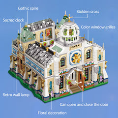 LOZ Blocks Wedding Chapel Assembled Puzzle Toys