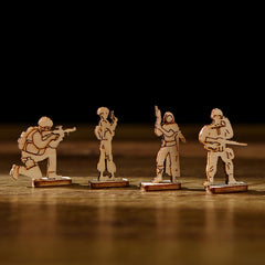 War Series Wooden Three-dimensional Puzzle Toys