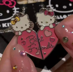 Hello Kitty Best Friend Bestie Necklace