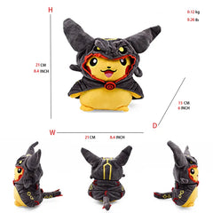 24 Pcs Pokemon Pikachu Cosplay Toys Charizard Snorlax Garchomp Tyranitar Hydreigon Anime Stuffed Plush Cartoon Peluche Dolls