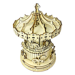 Handmade Carousel Music Box Puzzle Toys