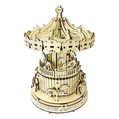 Handmade Carousel Music Box Puzzle Toys