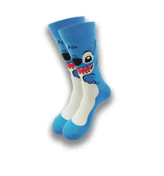 Funny Cartoon Anime 200-Needle Socks – Breathable Cotton Gift for Men and Women