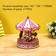 Wooden Music Box Toys DIY Manual Creativity