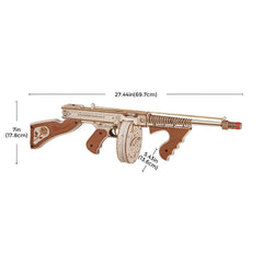 ROKR Wooden Puzzle Gun Toys Model DIY 3D Building Kits For Gifts