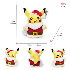 24 Pcs Pokemon Pikachu Cosplay Toys Charizard Snorlax Garchomp Tyranitar Hydreigon Anime Stuffed Plush Cartoon Peluche Dolls